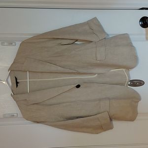 Linen Lightweight Blazer Off-White US S